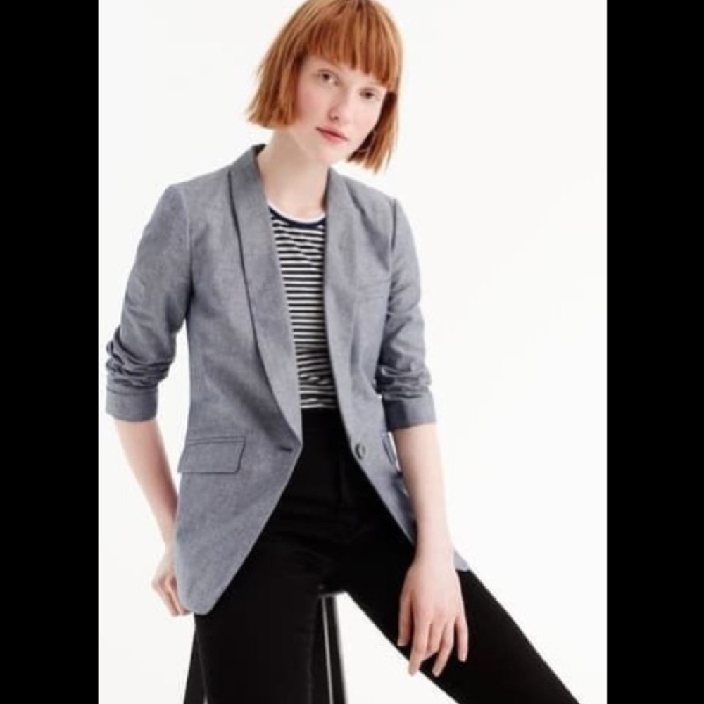 J.Crew Unstructured blazer, size 10P, new